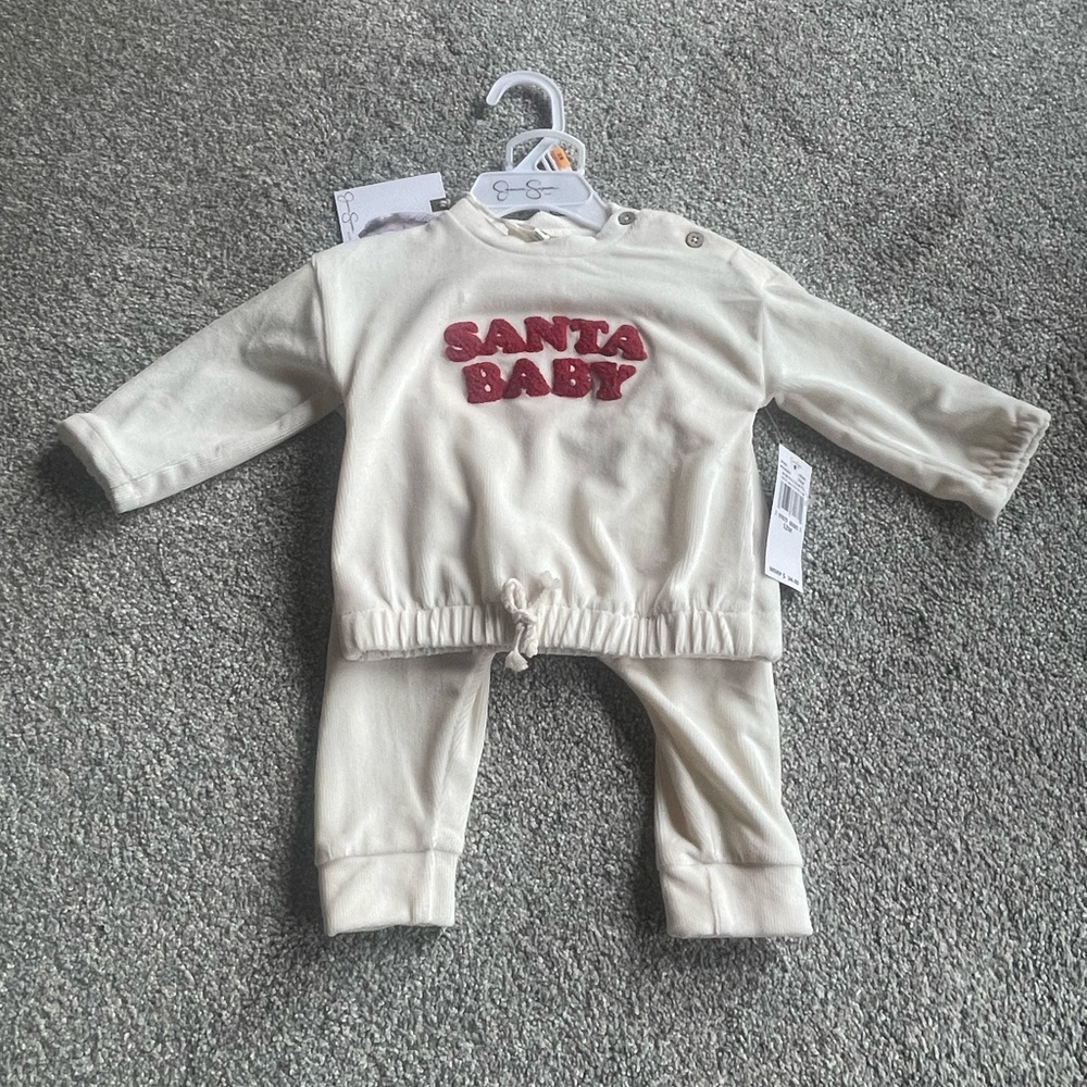 Santa Baby Christmas Set 12M